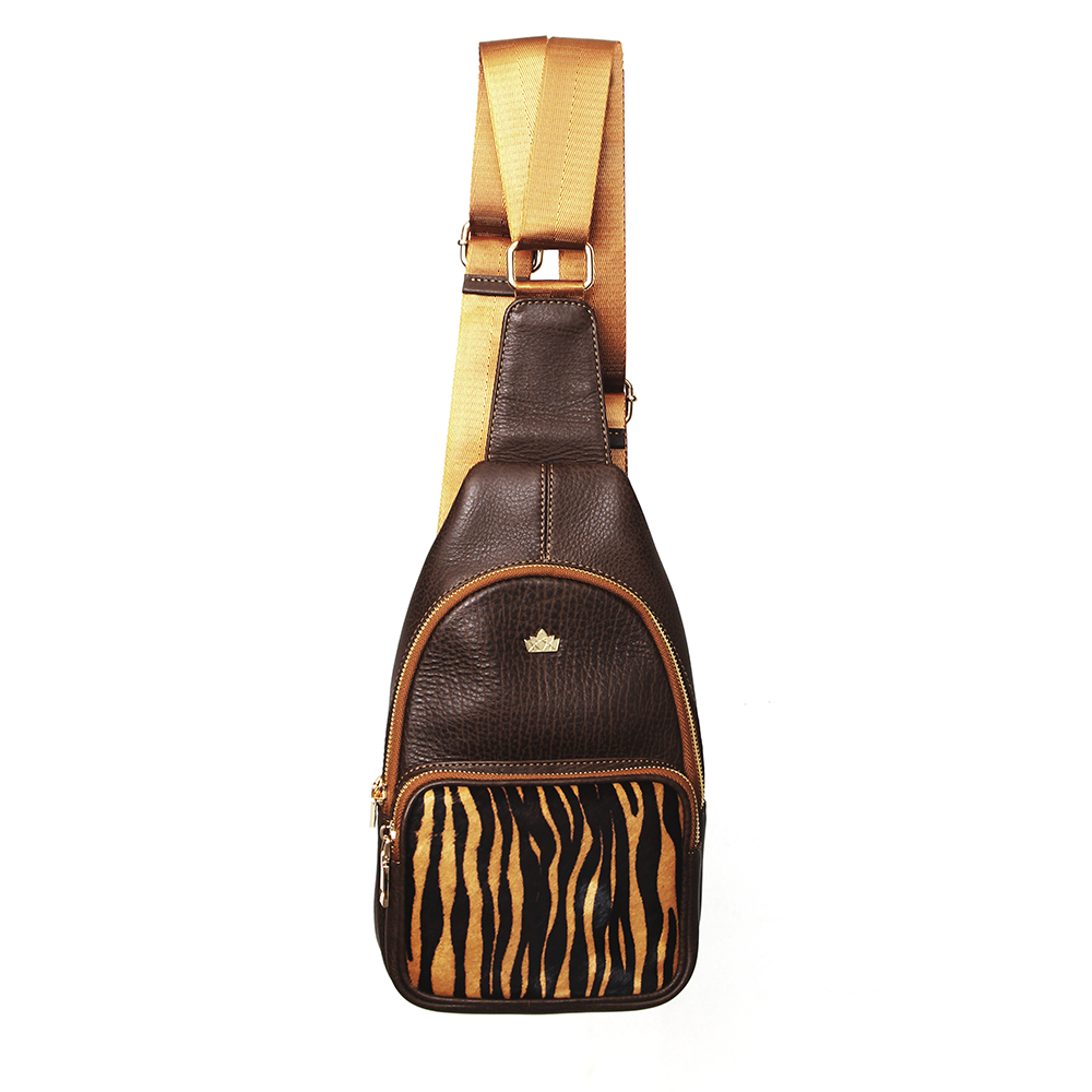 MOCHILA MORRAL MINI CROSS MRD-000393 MARRON 