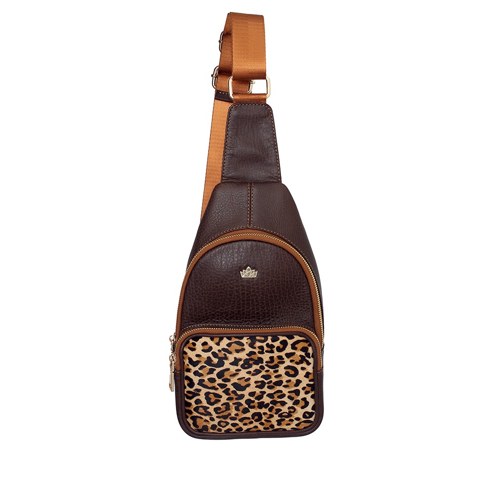 MOCHILA MORRAL MINI CROSS MRD-000403 MARRON 