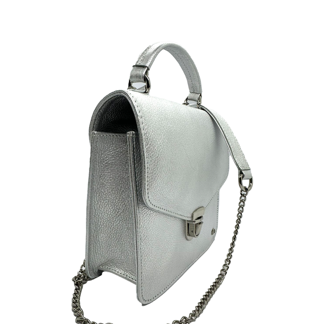 CARTERA CD-000405 PLATEADO